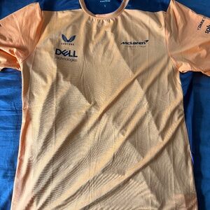New without Tags Men's Large McLaren Castore Formula 1 F1 Shirt Jersey